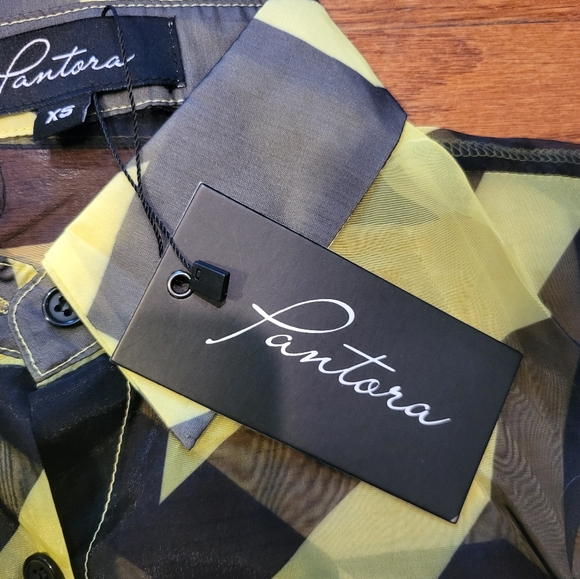 Pantora Women's LaTisha Organza Button Up - XS - Picture 9 of 10